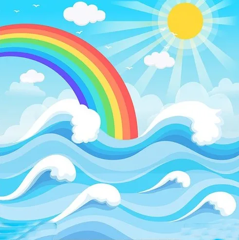 солнце радуга облако. радуга и солнце. радуга рисунок для детей. солнце радуга облако. радужное солнце.