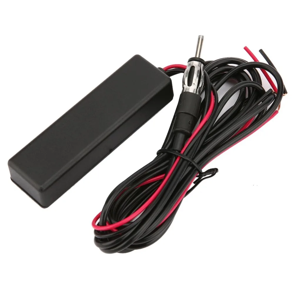 FM AM Car Aerial Electronic Radio Stereo Hidden Aerial Amplified