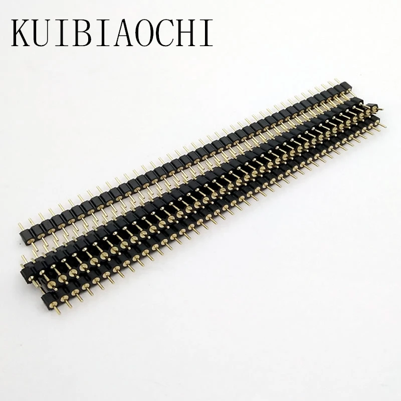 A08 40 контактный разъем круглая игла 1x40 золотистый штекер с одним рядом 2 54 мм