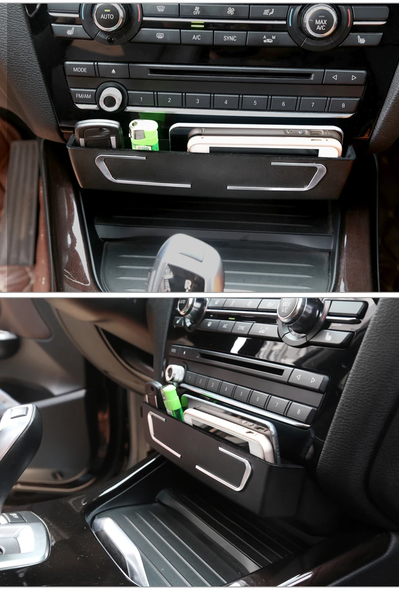 Автомобильная консоль CD панель запасная Пряжка Органайзер коробка для хранения Авто аксессуары для BMW 3 4 серии 3GT X3 X4 F30 F34 автомобильный Стайлинг