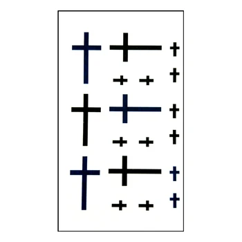 

New arrives Waterproof Temporary cool Tattoo Sticker cross finger tattoo water transfer flash fake tattoos for girl women