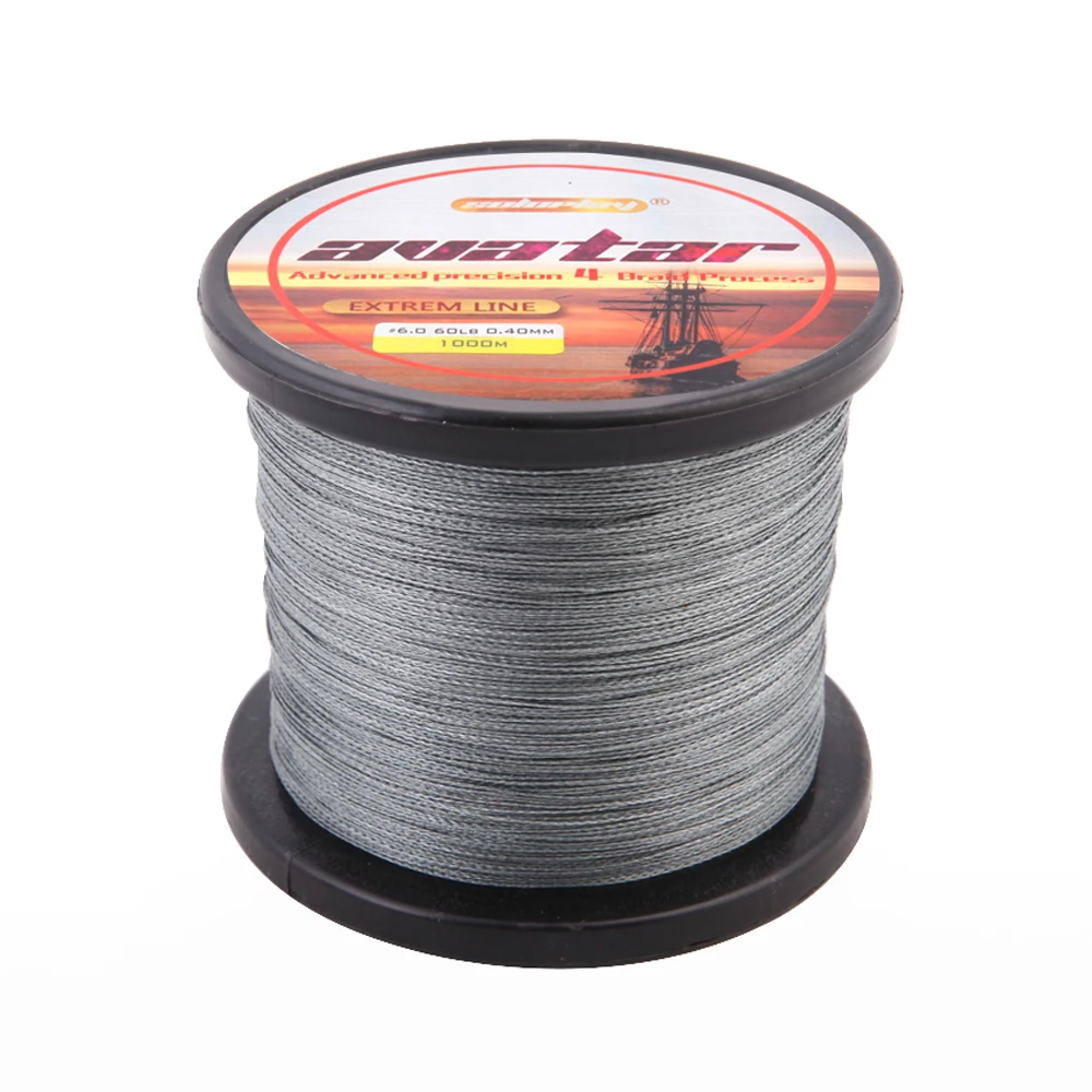 

SOLOPLAY 1000m 1Meter 1Color 4 Strands Multi Color Braided Fishing Line 6-80LB Multifilament Sea Carp softwater Fishing Line