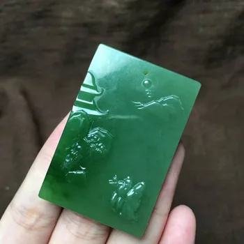 

H35#Hetian jade is delicate and moist