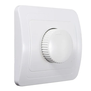 

220V/250V Adjustable Controller Dimmer Switch For Dimmable Light Bulb Lamp White