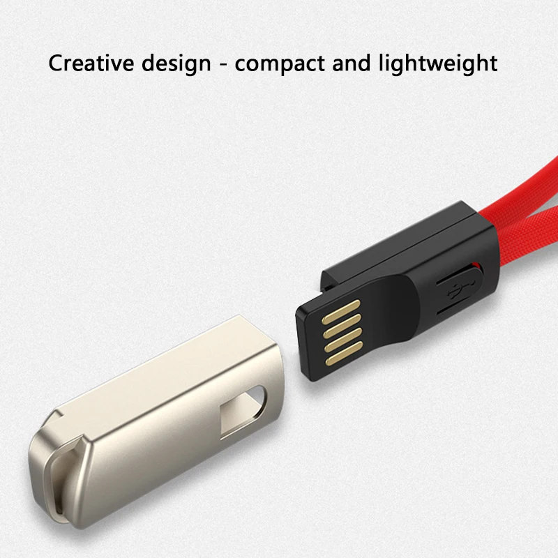 Универсальный Кабель зарядного устройства микро-usb для передачи данных для iPhone/type C/Micro брелок аксессуар портативный зарядный кабель для синхронизации данных