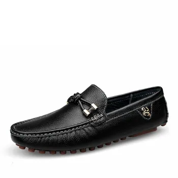 

Horse Logo Moccasins Men Shoes Casual Driving Men Loafers Slip On