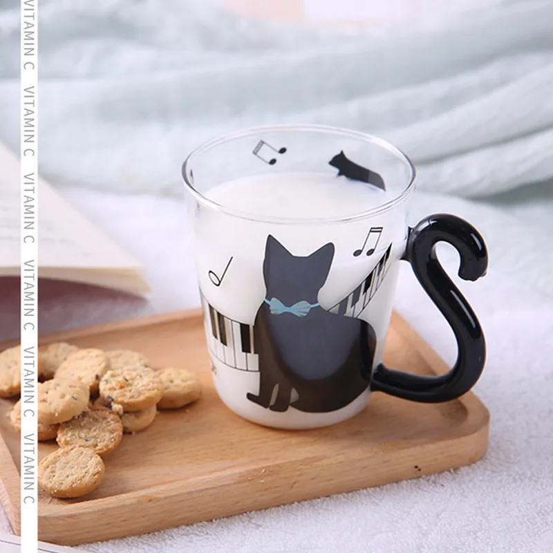 Urijk, двойные кофейные чашки для напитков, с изоляцией, двойные стенки, стеклянная чайная чашка с ручкой, кружки, креативный подарок, посуда для напитков, молоко