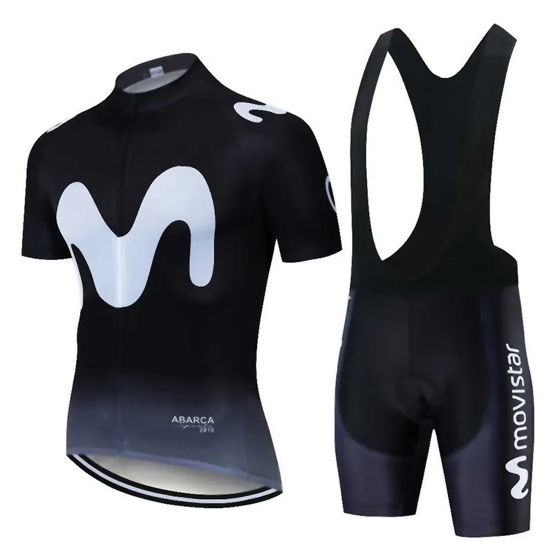 1 Pro Team Movistar Лето Hombre Roupa велосипедная одежда Джерси комплект велосипед для мужчин велорубашка MTB Гонки Ropa Ciclismo - Цвет: 1