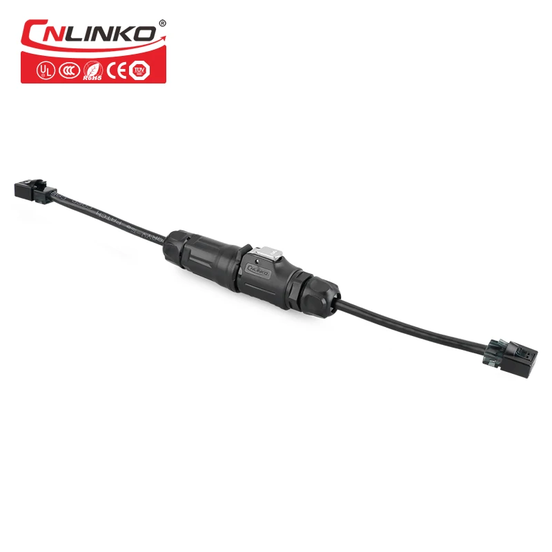 Cnlinko Manufacture M16 Panel Mount RJ45 Connector Male