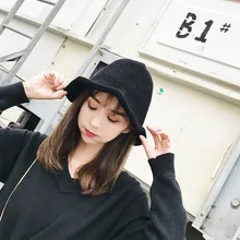 Осенне-зимняя теплая шляпа складная Рыбацкая шляпа шерстяная шляпа наружная солнцезащитная Кепка