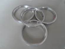 64.1×75 Wheel Hub Centric Rings 64.1 ID 75 OD Hub Centric Polycarbonate Plastic Or Aluminum Alloy 64.1×75