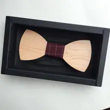 Ручной работы оригинальные новые горячие забавная модная Личность аксессуары из дерева для отдыха деревянный галстук-бабочка