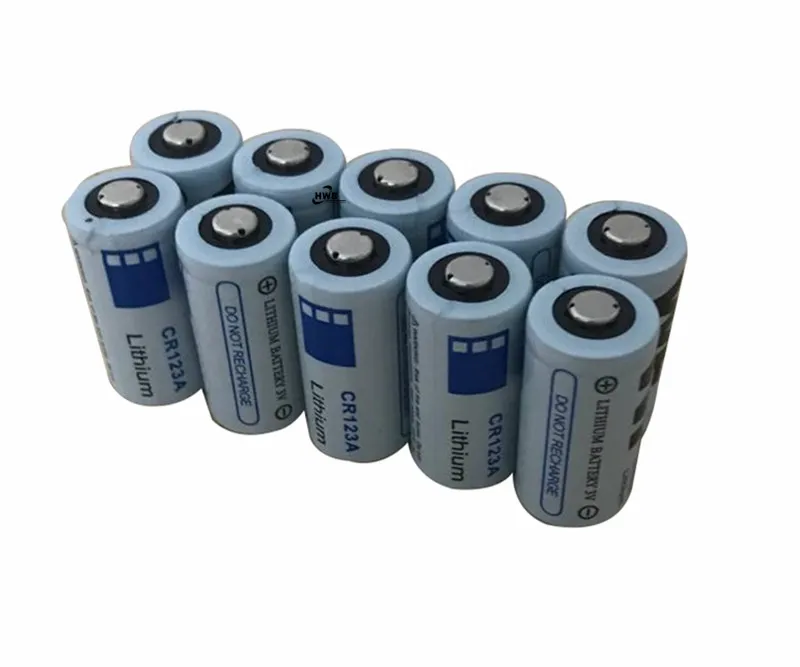 

10pcs 3V CR123A CR 123A Lithium battery cell 1300mah CR123 CR17335 CR17345 16340 LiMnO2 dry primary battery for camera