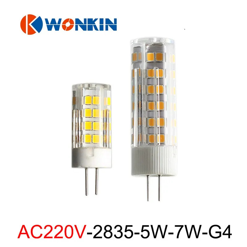 4 Stks 220 V Mini Led Lampen G4 Smd 2835 Corn Lamp Pc Cover Led Spotlight Voor Kroonluchter Hanglamp Vervangen Halogeen Led Spotlight Led Bulb G4bulbes G4 Aliexpress