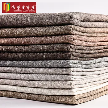 

fine linen sofa fabric linen tablecloth cushion pillow soft bag decorative fabric 1M
