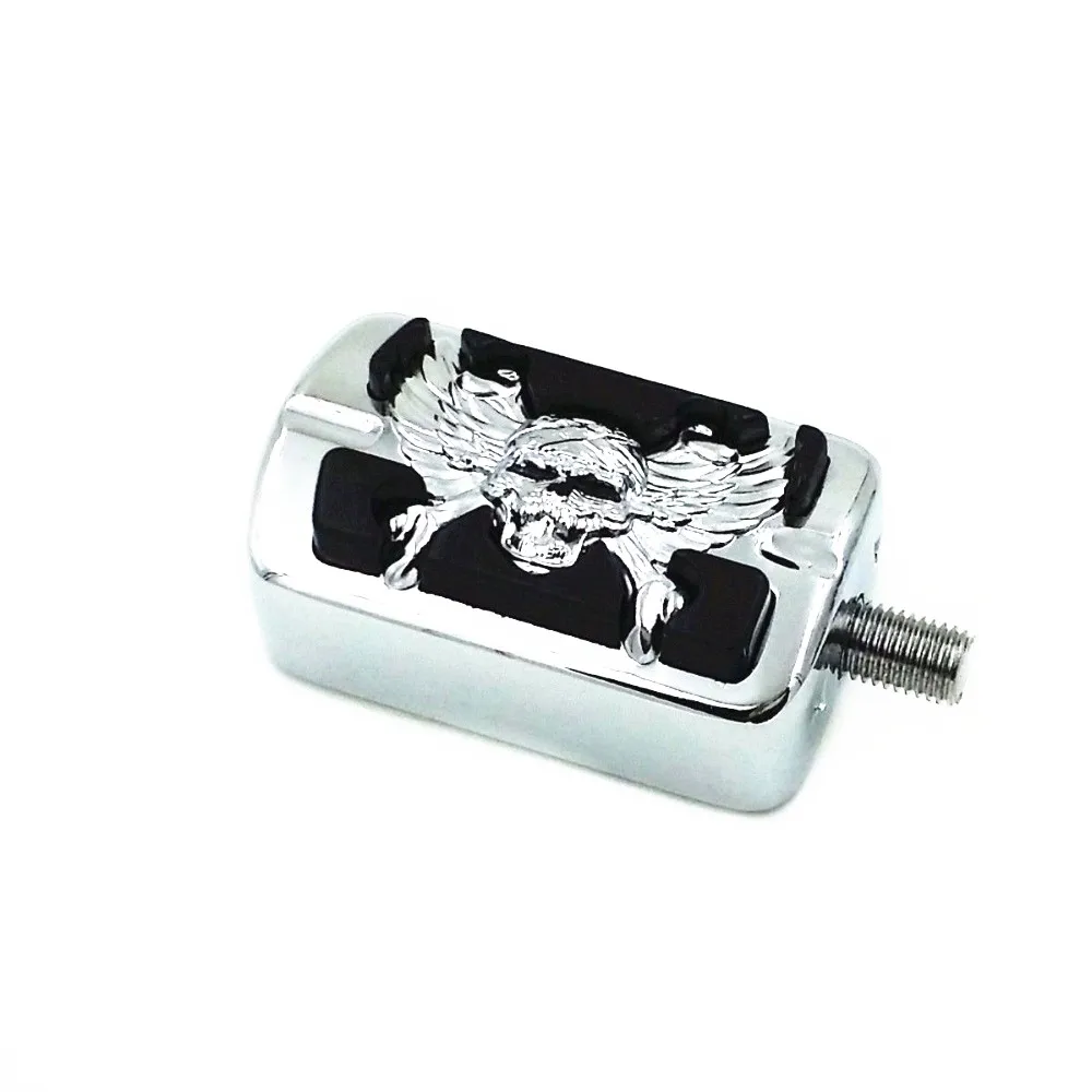 

Motorcycle Chrome Skull Shifter Shift Peg For Harley Softail Springer Softail Dyna Super Glide Wide Glide
