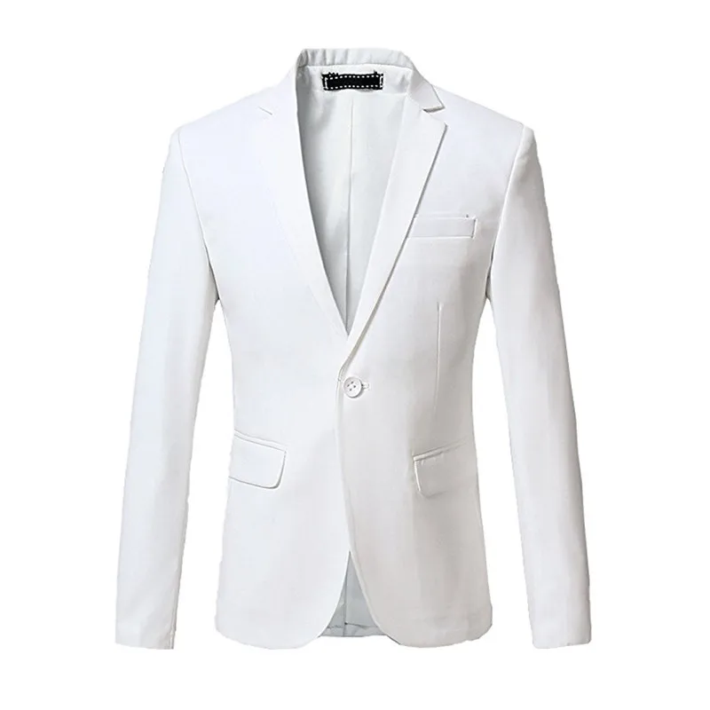 1-10 Custom Made New Style Men's Solid Back Vent Blazer One Button Tuxedo Slim Fit Dinner Jacket Men Suit Jackets