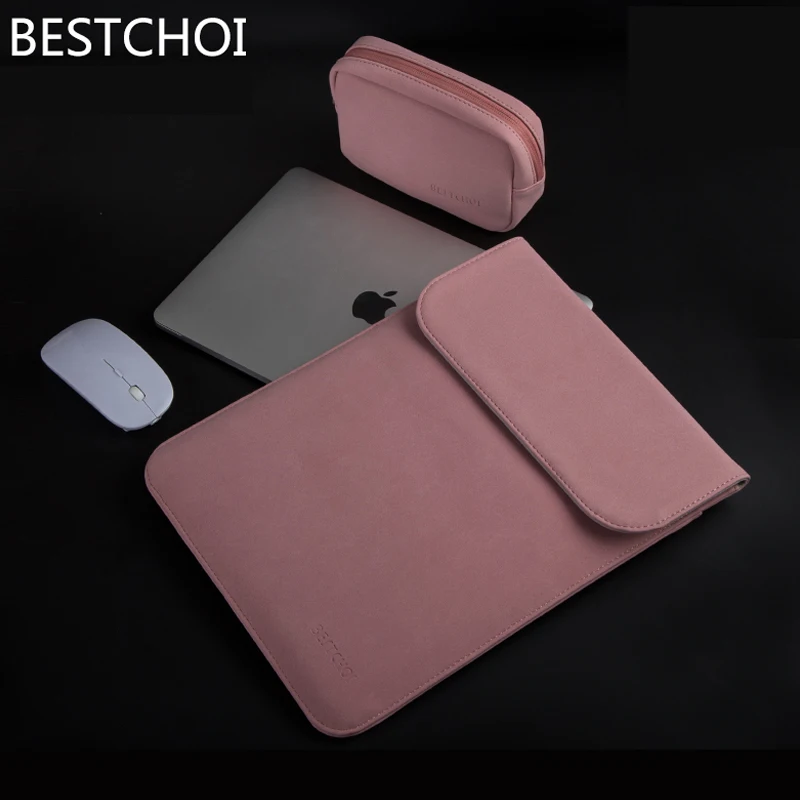 Новый кожаный чехол для ноутбука Apple Macbook Air Pro Retina 11 12 13 15 дюймов с матовым