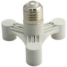 3 в 1 E27-3E14 держатель адаптер гнездо сплиттер светильник лампа для хрустальной люстры