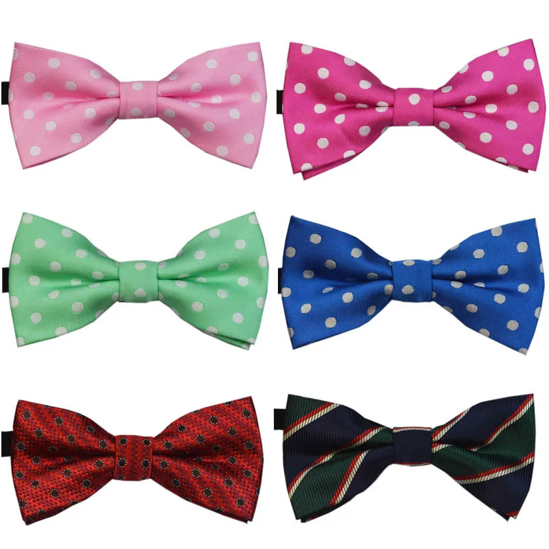 Classic woven Bowtie for Children Fashion Children's Bow tie Polyester