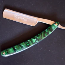 Высокого качества прямой край Нержавеющая сталь волос Shaper Парикмахерская Бритвы складной бритья Ножи