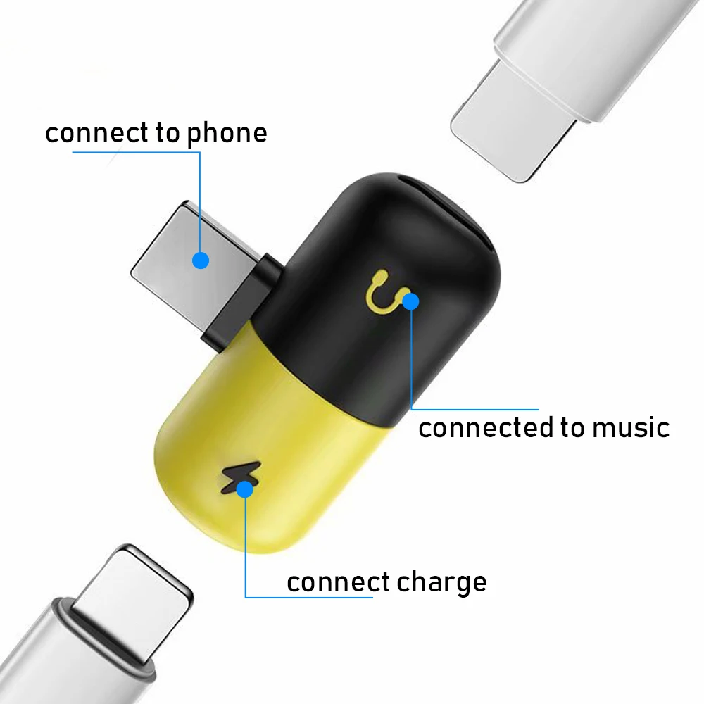 Portefeuille 2in1 8pin Converter Charging Audio Adapter For iPhone X 7 8 Plus Charger Splitter Music For Apple Headphone Adapter Portefeuille 2in1 8pin Converter Charging Audio Adapter For iPhone X 7 8 Plus Charger Splitter Music For Apple Headphone Adapter