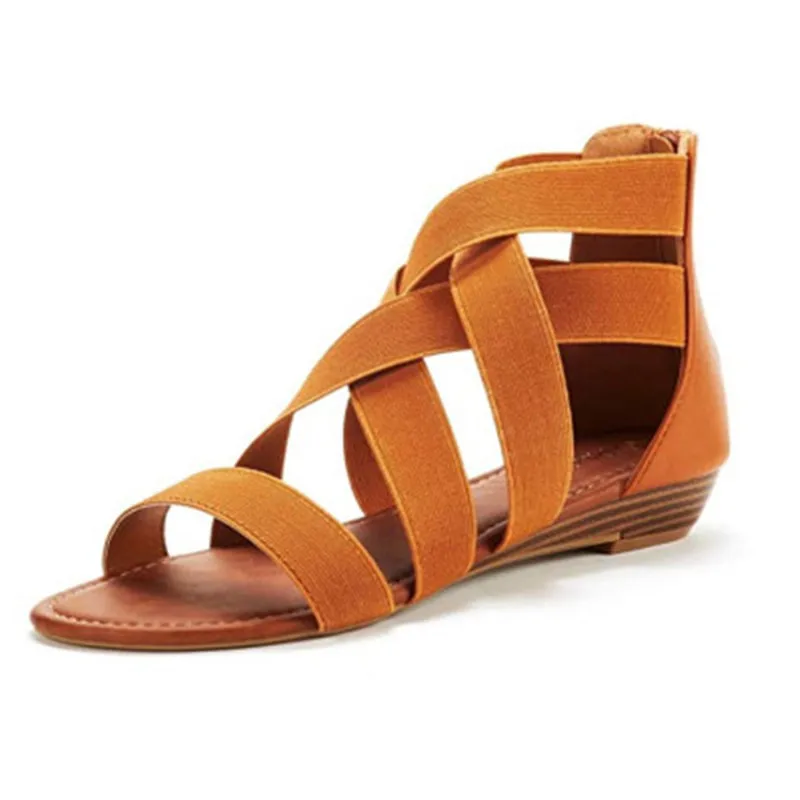 HEFLASHOR Women's Sandals 2019 Hot Fashion Women Summer Beach Roman Sandal Ladies Open Toe Flat Sandal Casual Female Shoes