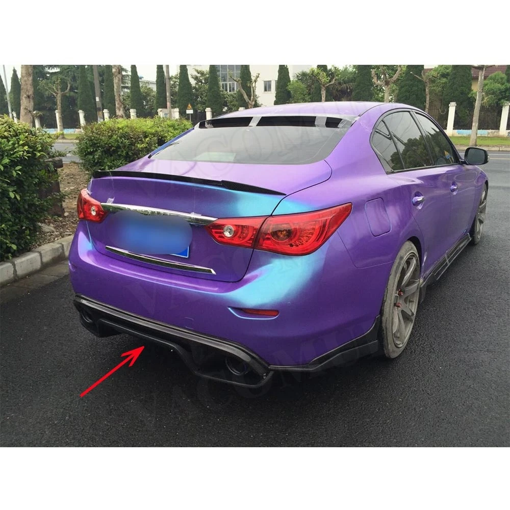 Автомобильный задний бампер из углеродного волокна для Infiniti Q50 Q50L Q50S 2014 2015 2016 2017 J