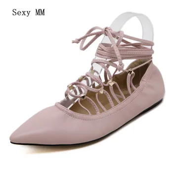 

Women Shoes Woman Ballet Flats High Quality Casual Pointed Toe Women Flat Shoe Foot ring strap