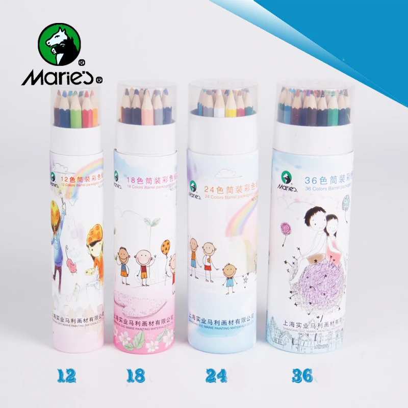 

12/18/24/36 Colors/Set Colored Pencil Set Drawing Painting Pen for Artist and Students Stationery School Supplies