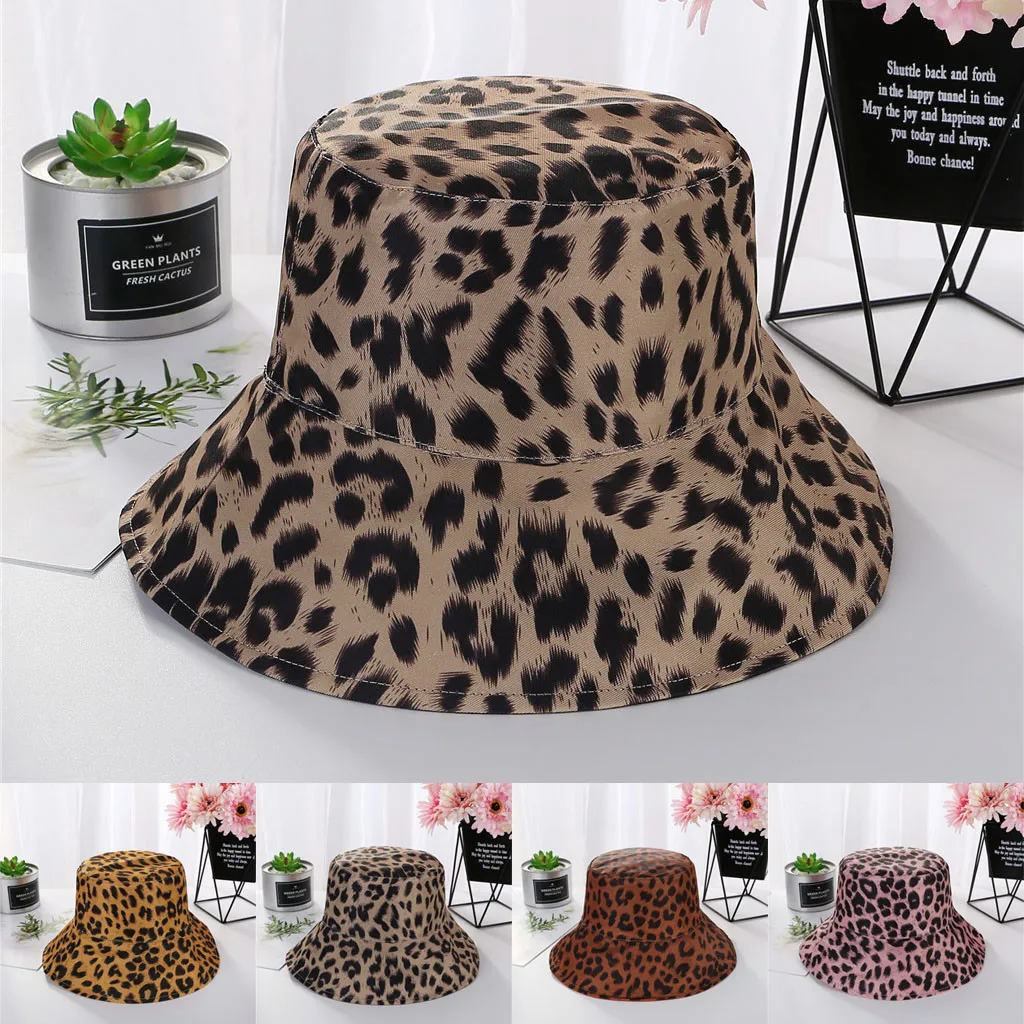 snake print bucket hat