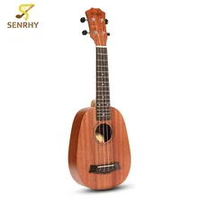 21 Pineapple Style Mahogany Hawaii Ukulele Uke Electric font b Bass b font 4 Strings font