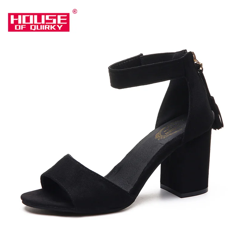 

Spring New Fashion Open-toed Women Shoes Leisure Shallow Mouth Suede Female Sandals Professional Outdoor Shoes Zipper Size35-39
