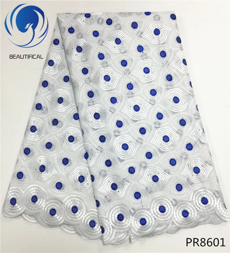 

BEAUTIFICAL Bridal White Lace Fabric High-End African Swiss Voile Lace High Quality French Swiss Voile Lace In Switzerland PR86