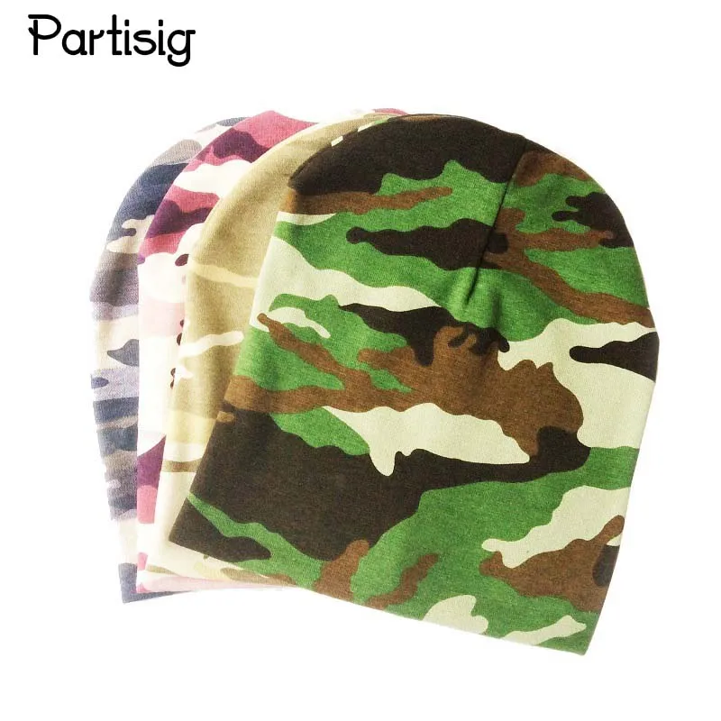 

Partisig Brand Camouflage Baby Hat Cotton Knitted Leopard Baby Cap Spring Autumn Winter Children's Hats Caps