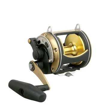 شراءOkuma SLR-20/30II معدات صيد الأسماك يلقي طبل عجلة سفينة الصيد المحيط الكارب الصيد الطعم بكرة 5BB خط اللفاف سلك بكرة