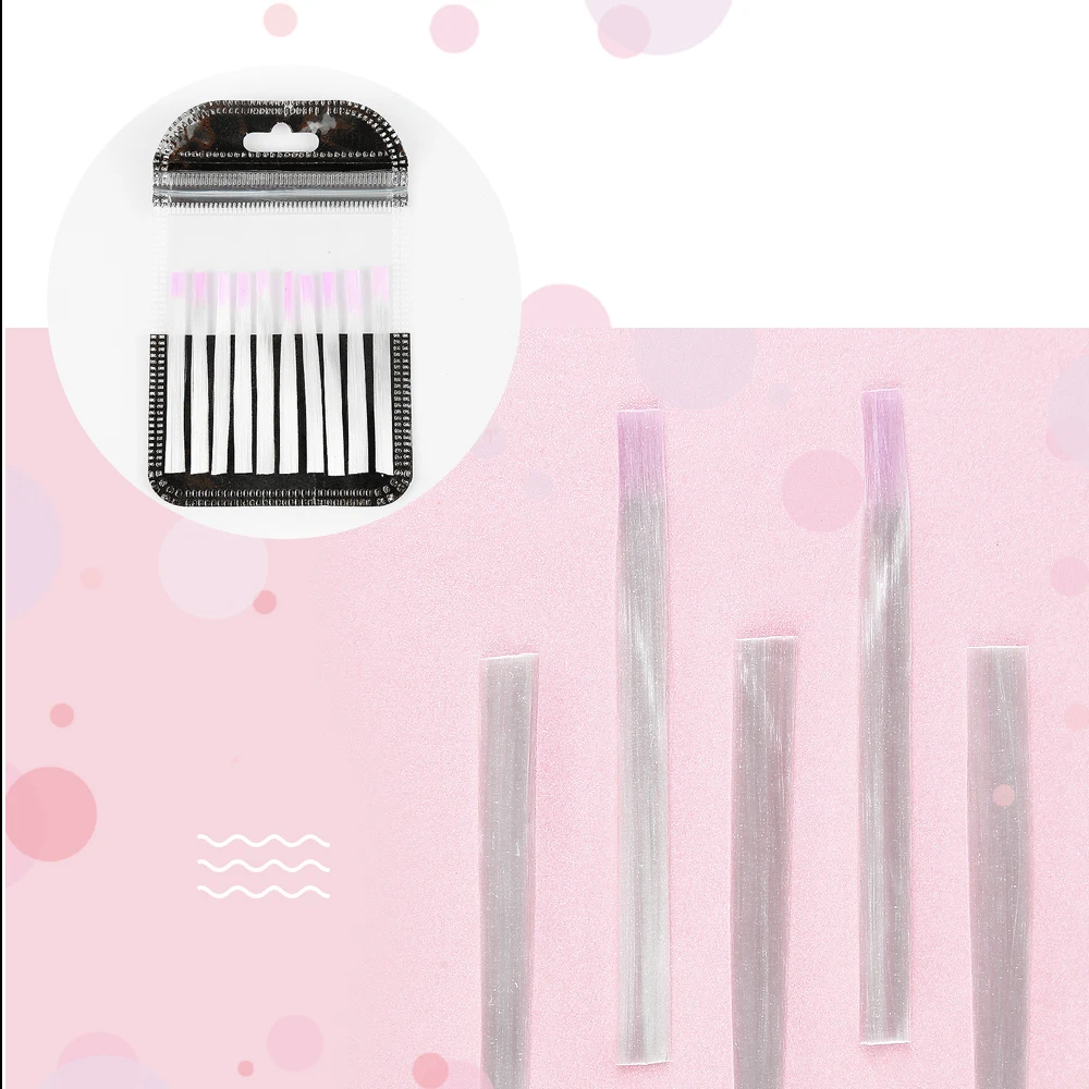 

ELECOOL Nail Fiberglass Extension Form with Nail Silk Building Extension Gel Brushes for Fibernail Acrylic Nail Tips Tool TSLM1