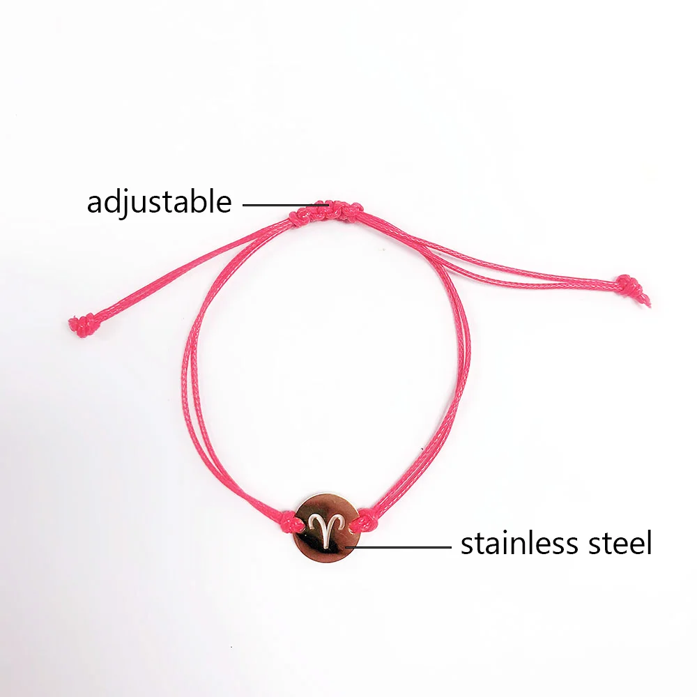 SHE WEIER браслет дружбы фенечки для женщин 12 созвездий braclet ручная цепочка braslet
