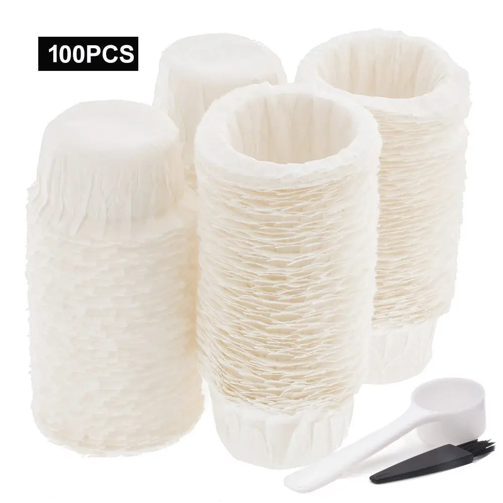 100PCS New Versio Disposable Paper Coffee Cup Coffee Paper Filters Cups