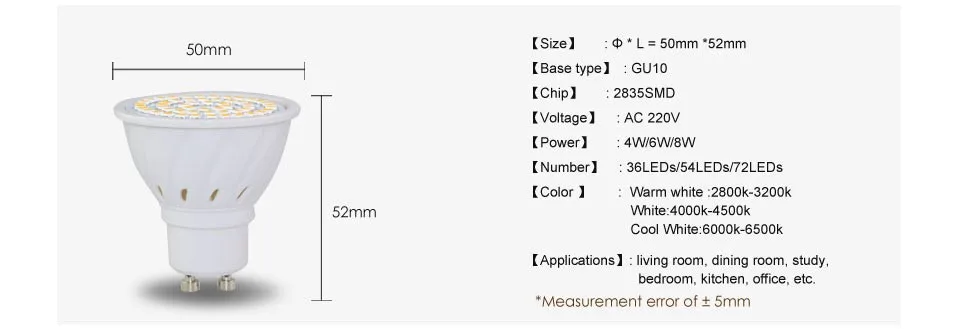 A++ энергии класса AC220V Светодиодный точечный светильник лампа E27 GU10 MR16 gu5.3 2835 SMD 36/54/72 светодиодный s светодиодный настенный светильник для дома светильник и светильник Инж