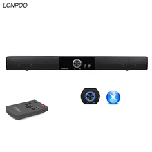 LONPOO Portable Bluetooth Haut-Parleur USB Soundbar Colonne Haut-Parleur HIFI 10 W Amplificateur Stéréo Son Bar de bureau pour iPhone ordinateur portable IPAD