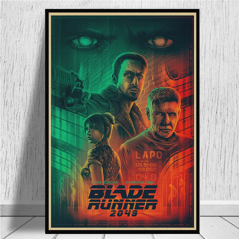 Лезвие Runner 2049 американский фильм ретро плакаты из крафт бумаги Печатные