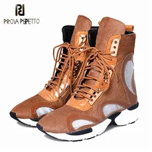 Prova Perfetto; Лидер продаж года; модная обувь на плоской подошве; Студенческая зимняя модная обувь на шнуровке с вентиляционным мехом; женская обувь для отдыха и путешествий