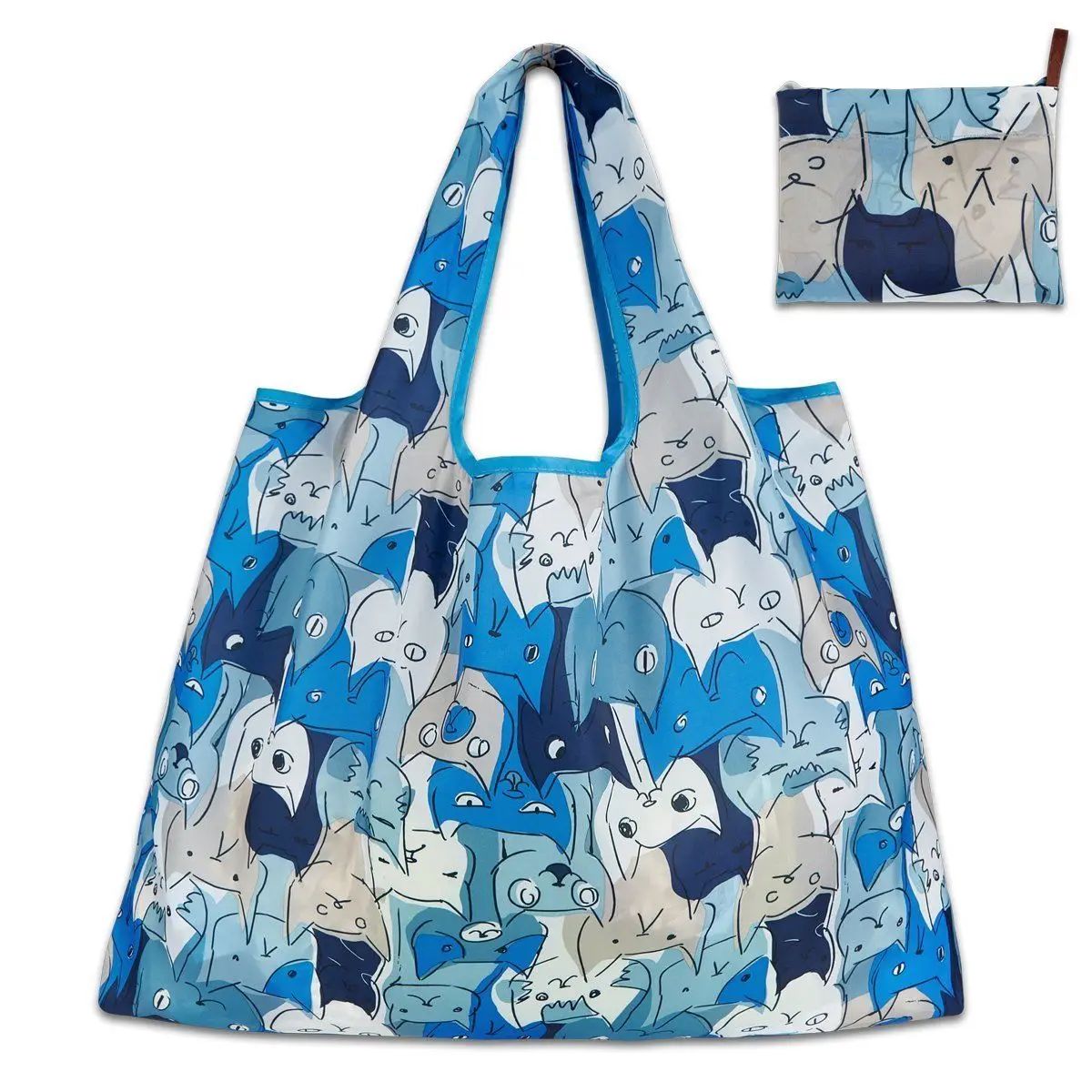 2019 New Foldable Handy Shopping Bag Reusable Cartoon Dog Tote Pouch Recycle Storage Handbags Home Storage Organization Bag 2019 New Foldable Handy Shopping Bag Reusable Cartoon Dog Tote Pouch Recycle Storage Handbags Home Storage Organization Bag