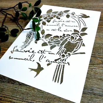 1piece A4,Vintage Stencil for painting,Life is a long sleep and love is its dream template,French Love design #760
1piece A4,Vintage Stencil for painting,Life is a long sleep and love is its dream template,French Love design #760