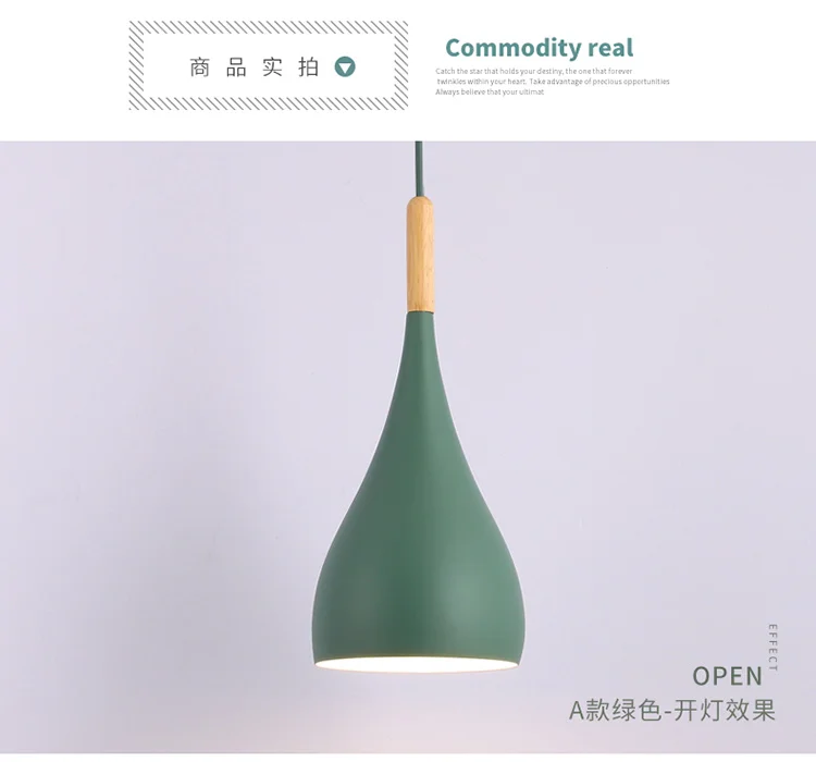 Suspensa para Restaurante Iluminação para Cozinha Luminária Pendente Multicolorida Madeira Moderna E27 Led 12 Luminária led pendente multicolorida, luminária suspensa para