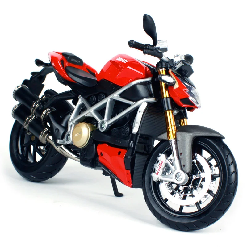 Maisto 1:12 ducati red mod.streetfight s модель мотоцикла литой мотоцикл для любителей 1/12 в подарок