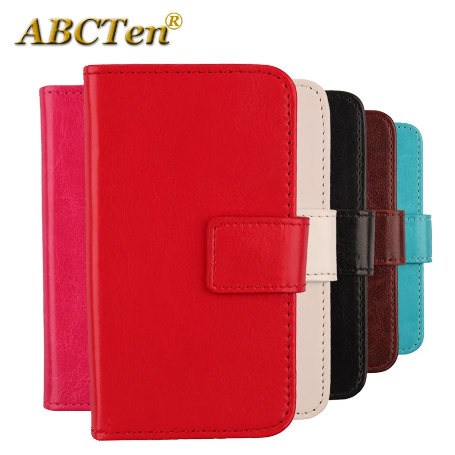 

For ZTE Blade A3 (2019) Case 5 inch Solid Color Leather Flip Wallet Cover Mobile Phone Case For ZTE Blade L8 Holster Funda