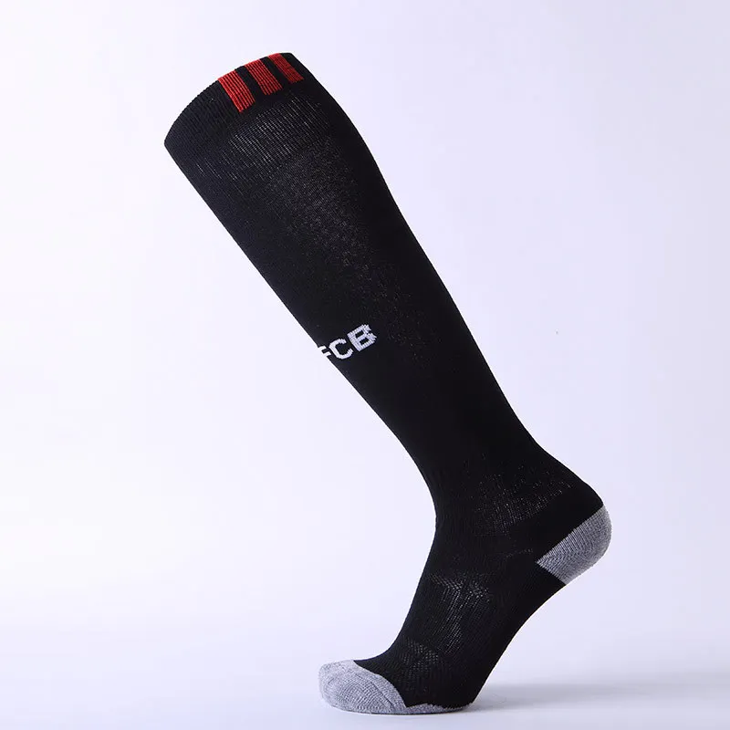 Мужские носки для футбола профессиональный футбольный клуб противоскользящие толстые теплые носки высокие тренировочные Гольфы фитнес лыжный носок для взрослых - Цвет: C 4