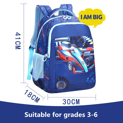 Новая детская школьная сумка с мультяшным принтом, рюкзак для подростков, девочек и мальчиков, модная детская сумка для книг, школьный ранец mochilas - Цвет: big  picture 4
